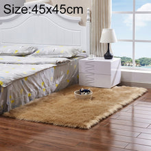Load image into Gallery viewer, Luxury Rectangle Square Soft Artificial Wool Sheepskin Fluffy Rug Fur Carpet, 80x180cm, 45x45cm, 100x180cm, 55x55cm