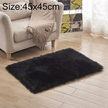 Load image into Gallery viewer, Luxury Rectangle Square Soft Artificial Wool Sheepskin Fluffy Rug Fur Carpet, 80x180cm, 45x45cm, 100x180cm, 55x55cm