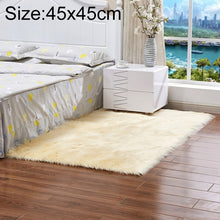Load image into Gallery viewer, Luxury Rectangle Square Soft Artificial Wool Sheepskin Fluffy Rug Fur Carpet, 80x180cm, 45x45cm, 100x180cm, 55x55cm