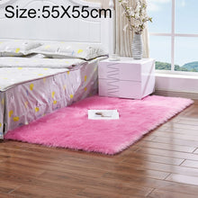 Load image into Gallery viewer, Luxury Rectangle Square Soft Artificial Wool Sheepskin Fluffy Rug Fur Carpet, 80x180cm, 45x45cm, 100x180cm, 55x55cm