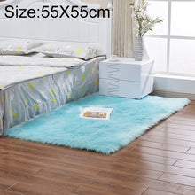 Load image into Gallery viewer, Luxury Rectangle Square Soft Artificial Wool Sheepskin Fluffy Rug Fur Carpet, 80x180cm, 45x45cm, 100x180cm, 55x55cm
