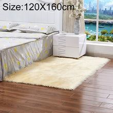 Load image into Gallery viewer, Luxury Rectangle Square Soft Artificial Wool Sheepskin Fluffy Rug Fur Carpet, 120x160cm