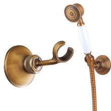 Load image into Gallery viewer, Solid Brass Shower Hook Base Bracket Bathroom Shower Accessories, Brass Shower Hook Base