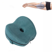 Load image into Gallery viewer, Leg Shaping Apple Pillow Memory Breathable Knee Pillow, Apple Pillow Grey, Apple Pillow Lake Blue