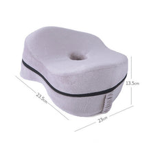 Load image into Gallery viewer, Leg Shaping Apple Pillow Memory Breathable Knee Pillow, Apple Pillow Grey, Apple Pillow Lake Blue