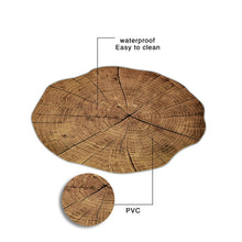 Load image into Gallery viewer, 2 PCS Wood Placement Table Mats Tableware Pad Lotus Shape Tea Cup Bowl Decoration, Table Mats 1