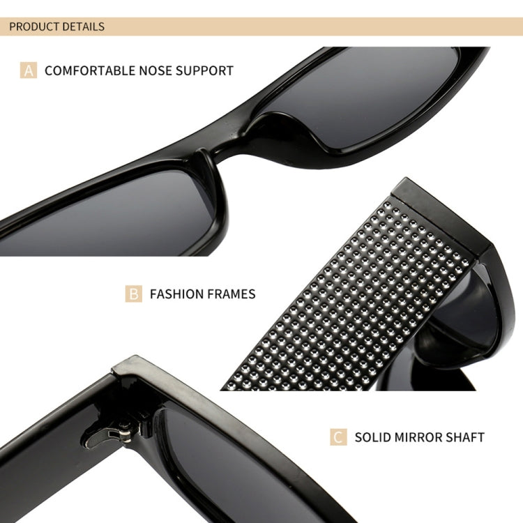 Square Sunglasses Women Imitation Diamond Lasses Fashion UV400 Sunglasses