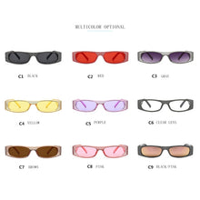 Load image into Gallery viewer, Square Sunglasses Women Imitation Diamond Lasses Fashion UV400 Sunglasses