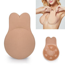 Load image into Gallery viewer, 1 Pair Breast Lift Tape Intimates Sexy Underwear Accessories Reusable Silicone Push Up Breast Nipple Cover Invisible Adhesive Bra, AB Size (diameter: 9cm), CD Size (diameter: 11cm)