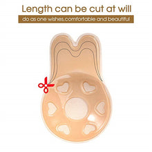 Load image into Gallery viewer, 1 Pair Breast Lift Tape Intimates Sexy Underwear Accessories Reusable Silicone Push Up Breast Nipple Cover Invisible Adhesive Bra, AB Size (diameter: 9cm), CD Size (diameter: 11cm)