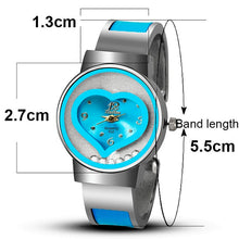 Load image into Gallery viewer, Heart Shaped Quartz Watch for Women