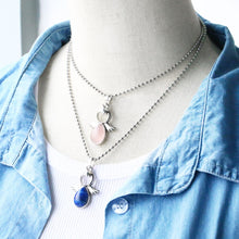 Load image into Gallery viewer, Women Angel Wings Pendants Natural Crystal Stone Necklaces