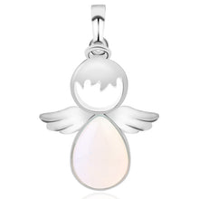 Load image into Gallery viewer, Women Angel Wings Pendants Natural Crystal Stone Necklaces
