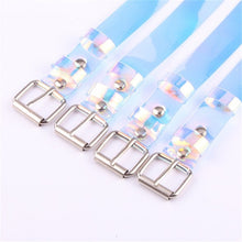 Load image into Gallery viewer, Fashion Women Cute Transparent Belt Casual Buckle Waist Ladies Punk Leather Belts, 90cm, 100cm, 110cm, 120cm