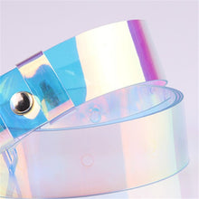 Load image into Gallery viewer, Fashion Women Cute Transparent Belt Casual Buckle Waist Ladies Punk Leather Belts, 90cm, 100cm, 110cm, 120cm