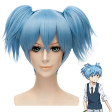 Load image into Gallery viewer, Anime Assassination Classroom Shiota Nagisa Ponytails Wig Cosplay Costume Synthetic Hair