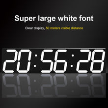 Load image into Gallery viewer, Creative LED Digital Wall Clock Multi-function WIFI Clock, 6 Bit Hollow WIFI, 6 Bit Sealed Box WIFI