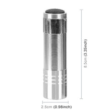 Load image into Gallery viewer, 2 PCS Nail Dryer Mini LED Flashlight UV Lamp Portable For Nail Gel Fast Dryer