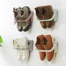 Load image into Gallery viewer, Suction Cup Multi Function Folding Wall Hanging Slippers Storage Rack