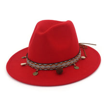 Load image into Gallery viewer, Women Jazz Caps Bohemia Style Woolen Hats for Spring Summer Beach