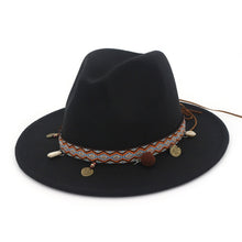 Load image into Gallery viewer, Women Jazz Caps Bohemia Style Woolen Hats for Spring Summer Beach