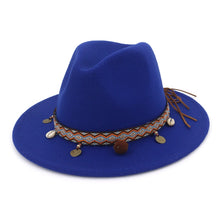 Load image into Gallery viewer, Women Jazz Caps Bohemia Style Woolen Hats for Spring Summer Beach