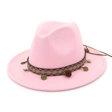 Load image into Gallery viewer, Women Jazz Caps Bohemia Style Woolen Hats for Spring Summer Beach