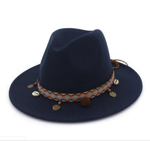 Load image into Gallery viewer, Women Jazz Caps Bohemia Style Woolen Hats for Spring Summer Beach