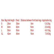 Load image into Gallery viewer, Traveling Portable Pet Chest Backpack Pet Carrier Bag, S, M, L, XL