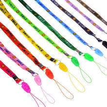 Load image into Gallery viewer, 100 PCS Smiling Face Lanyards for ID Card Working Card Badge, Working Card Badge