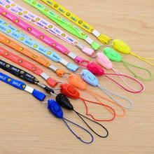 Load image into Gallery viewer, 100 PCS Smiling Face Lanyards for ID Card Working Card Badge, Working Card Badge