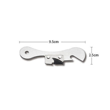 Load image into Gallery viewer, 2 PCS  Stainless Steel Bottle Opener Can Opener Multifunctional Kitchen Tool, Stainless Steel Bottle Opener