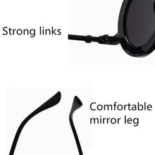 Load image into Gallery viewer, Women Vintage Round Frame Gradient Shades Sun Glasses