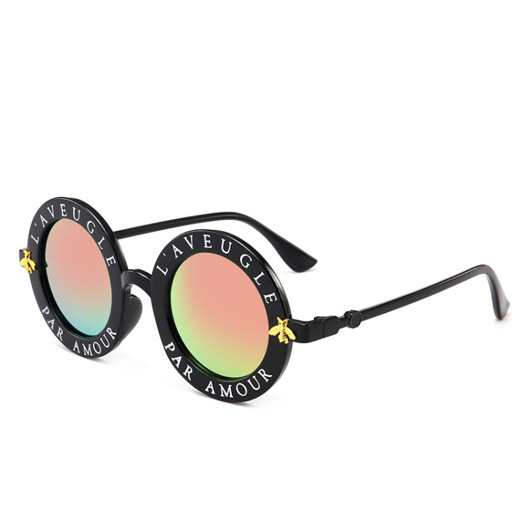 Women Vintage Round Frame Gradient Shades Sun Glasses