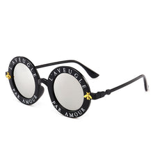 Load image into Gallery viewer, Women Vintage Round Frame Gradient Shades Sun Glasses