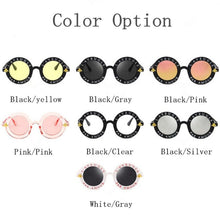 Load image into Gallery viewer, Women Vintage Round Frame Gradient Shades Sun Glasses