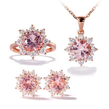 Load image into Gallery viewer, 3 PCS/Set Snow Shape Gemstone Jewelry Set For Women, 6, 7, 8, 9, 10