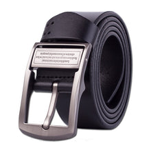 Load image into Gallery viewer, Men's Pin Buckle Leather Belt Pure Leather Pants Belt, 110cm, 115cm, 120cm, 125cm