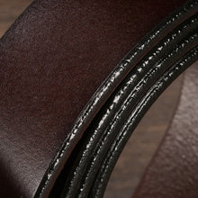 Load image into Gallery viewer, Men's Pin Buckle Leather Belt Pure Leather Pants Belt, 110cm, 115cm, 120cm, 125cm