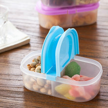 Load image into Gallery viewer, Lunch Box Food Container Plastic Portable Camping Picnic Folding Fruit Container Fridge Microwave Storage Box