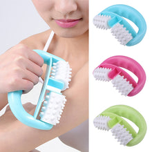 Load image into Gallery viewer, T9142 Plastic Manual Two-wheel Massager Round Handle Massager