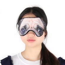 Load image into Gallery viewer, 3D Eye Mask Shading Sleeping Cartoon Animal Printed Eye Mask, Glasses, Cat, Pug, Glasses Dog, Tiger