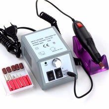 Load image into Gallery viewer, Professional Electric Nail Drill Manicure Machine Pedicure Nail Art Equipment Electronic Nail File with Drills 6 Bits, 220V EU, 110V US