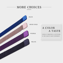 Load image into Gallery viewer, Luxury Mesh Ladies Clock Magnet Buckle Starry Diamond Geometric Quartz Wristwatch Women Watches