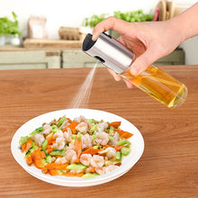 Load image into Gallery viewer, Stainless Steel Glass Olive Pump Spray Bottle Oil Sauce Vinegar Bottle Oil Dispenser