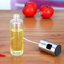 Load image into Gallery viewer, Stainless Steel Glass Olive Pump Spray Bottle Oil Sauce Vinegar Bottle Oil Dispenser