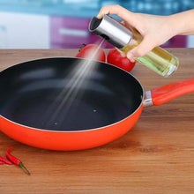 Load image into Gallery viewer, Stainless Steel Glass Olive Pump Spray Bottle Oil Sauce Vinegar Bottle Oil Dispenser