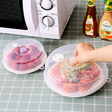 Load image into Gallery viewer, Kitchen Transparent Refrigerator Fresh-keeping Sealed Lid Microwave Oven Heating Lid Stackable Fresh Bowl Lid, Small, Large