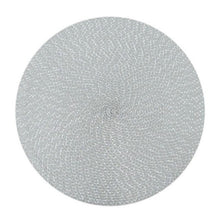 Load image into Gallery viewer, 2 PCS PP Round Oval Woven Placemat, Diameter 36cm, Diameter 18cm