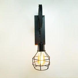 40W Grenade Retro Wrought Iron Pulley Lifting Wall Lamp Corridor Aisle Porch Wall Lamp